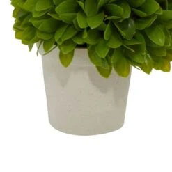 10" Boxwood Topiary In Decorative Planter -Michaels Shop D302792S 3