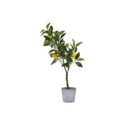 Hello Honey® 2ft. Faux Lemon Tree In Cement Pot -Michaels Shop D319767S 2