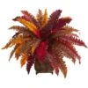 18" Autumn Boston Fern In Metal Planter -Michaels Shop D323595S 11