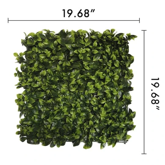 20" Cancun Style Plant Living Wall Panels, 4ct. 5 20" Cancun Style Plant Living Wall Panels, 4ct. - Image 3