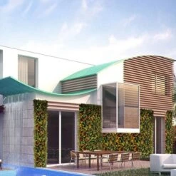 "Dakota" Artificial Foliage Plant Green Wall Panels, 4ct. -Michaels Shop D329642S 5