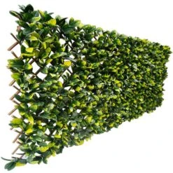 51" Expandable Lemon Leaf Lattice Screen 12 51" Expandable Lemon Leaf Lattice Screen -Michaels Shop D329646S 4
