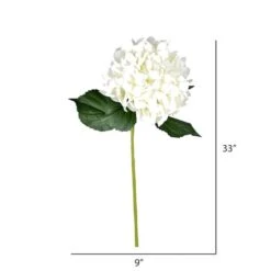 White Hydrangea Stem, 2ct. -Michaels Shop D333774S 2