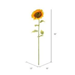 Yellow Sunflower Stem -Michaels Shop D333795S 2