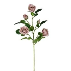 Dusty Gray Rose Spray, 3ct. -Michaels Shop D333814S 1 1