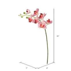 Real Touch™ Pink Moth Orchid Stem -Michaels Shop D333832S 2