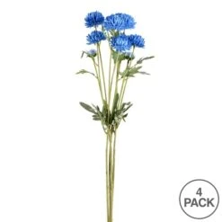 Blue Daisy Spray, 4ct. -Michaels Shop D333847S 3