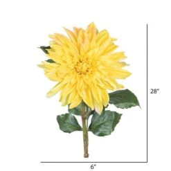 Yellow Dahlia Stem -Michaels Shop D333850S 2