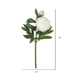 Cream Peony Stem, 3ct. -Michaels Shop D333855S 2