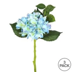 Blue Hydrangea Stem, 3ct. -Michaels Shop D333875S 3