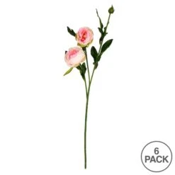 Pink Peony Spray, 6ct. 9 Pink Peony Spray, 6ct. -Michaels Shop D333888S 3