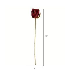 Burgundy Rose Stem, 12ct. -Michaels Shop D333904S 2