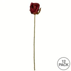 Burgundy Rose Stem, 12ct. -Michaels Shop D333904S 3