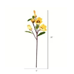 Yellow Magnolia Stem, 3ct. -Michaels Shop D333908S 2