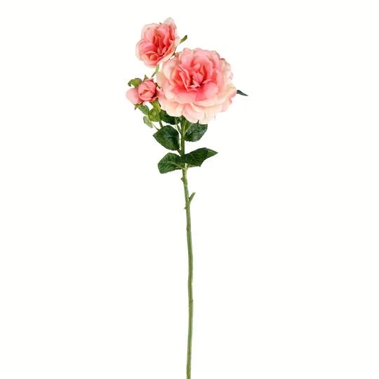 Pink Rose Stem, 3ct. 4 Pink Rose Stem, 3ct. - Image 2