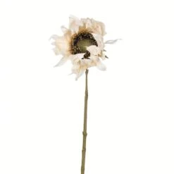 Ivory Sunflower Stem, 4ct.