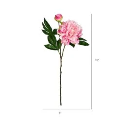 Light Pink Peony Stem, 6ct. -Michaels Shop D333927S 2