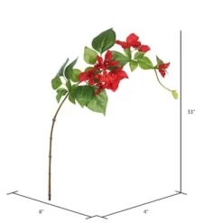 Red Bougainvillea Stem, 3ct. -Michaels Shop D333945S 2
