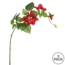 Red Bougainvillea Stem, 3ct. -Michaels Shop D333945S 3