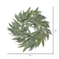 24" Green Muddy White Willow Wreath -Michaels Shop D347799S 2