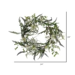 24" Green Fern Wreath -Michaels Shop D347811S 2