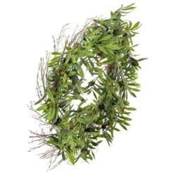 24" Green Olive Leaf Wreath 12 24" Green Olive Leaf Wreath -Michaels Shop D347812S 15