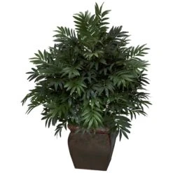 3.5ft. Triple Bamboo Palm With Rustic Planter