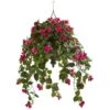 3ft. Pink Bougainvillea In Hanging Metal Bowl -Michaels Shop D350441S 11