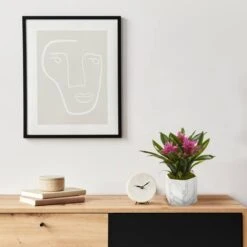 11" Purple Bromeliad In Marble Finished Vase -Michaels Shop D350551S 12