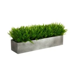 25" Wild Grass Plant In Metal Planter 9 25" Wild Grass Plant In Metal Planter -Michaels Shop D352552S 3