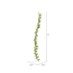 6ft. Green Boxwood Moderne Garland -Michaels Shop D352866S 2