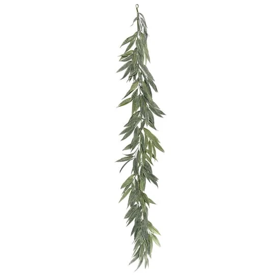6ft. Green Muddy White Willow Garland 4 6ft. Green Muddy White Willow Garland - Image 2