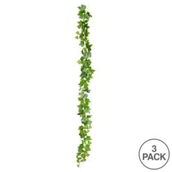 71" Artificial Green Frosted Ivy Vine, 3ct. -Michaels Shop D352885S 3