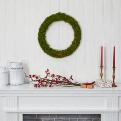 20" Green Moss Wreath -Michaels Shop D386408S 4