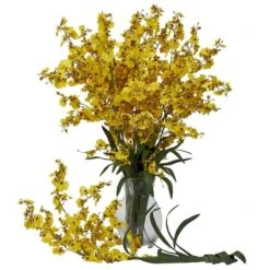 Dancing Lady Orchid Stem, 12ct. Yellow 11 Dancing Lady Orchid Stem, 12ct. Yellow -Michaels Shop D386488S 12