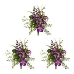 9" Morning Glory Artificial Flower Bundle (Set Of 3) -Michaels Shop D386511S 2