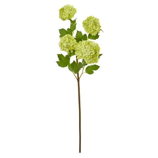 Green Snowball Hydrangea Stem, 3ct. 3 Green Snowball Hydrangea Stem, 3ct.