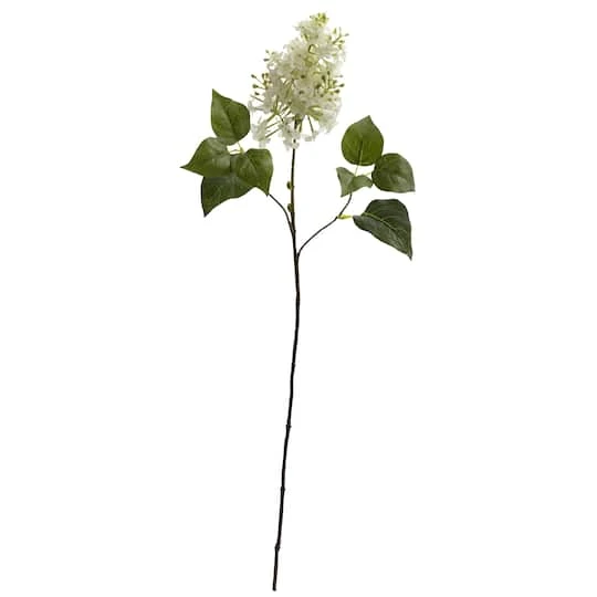 White Lilac Stem, 6ct. 4 White Lilac Stem, 6ct. - Image 2