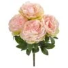17" Peony Artificial Flower Bouquet (Set Of 6)