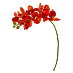 Moth Orchid Stem, 6ct. Orange -Michaels Shop D386618S 1 1
