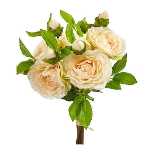 11" Camellia Artificial Flower Bouquet (Set Of 4) 3 11" Camellia Artificial Flower Bouquet (Set Of 4)