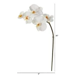 20" Phalaenopsis Orchid Artificial Flower (Set Of 12) -Michaels Shop D386636S 12