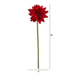 Lotus Flower Stems, 4ct. Red -Michaels Shop D386714S 2