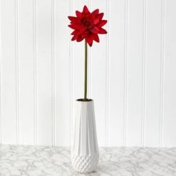 Lotus Flower Stems, 4ct. Red -Michaels Shop D386714S 3