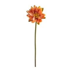 Lotus Flower Stems, 4ct. Autumn Orange -Michaels Shop D386716S 1 1