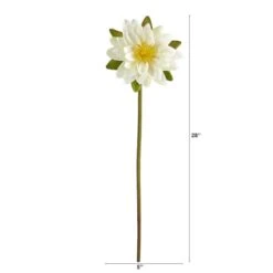 Lotus Flower Stems, 4ct. White -Michaels Shop D386717S 2