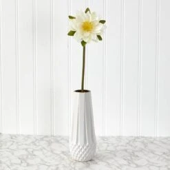 Lotus Flower Stems, 4ct. White -Michaels Shop D386717S 3