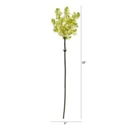 32'' Lilac Artificial Flower Stem, 4ct. Green 8 32'' Lilac Artificial Flower Stem, 4ct. Green -Michaels Shop D386730S 2