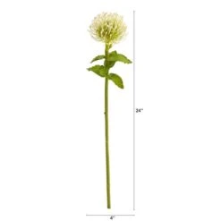 Pincushion Artificial Flower Stem, 6ct. White -Michaels Shop D386748S 2