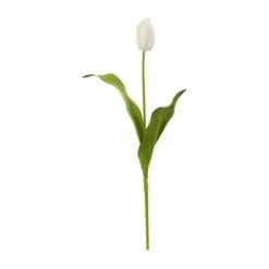 Dutch Tulip Artificial Flower Stem, 12ct. White